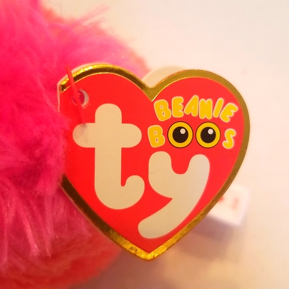 **2/$10** NEW Ty Beanie Boo Tysilk Gilda the Pink Flamingo 2020 - Picture 5 of 9